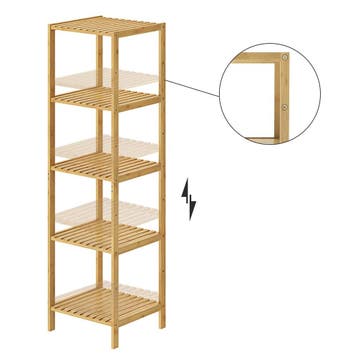 Bamboe plank 140x33x33cm (Badkamer, Interieur, Voor in Huis), Verzenden, Nieuw
