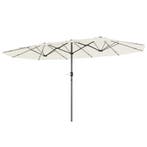 TRUUSK Dubbel Zonnescherm 436 x 260 cm - UV-bescherming - St, Verzenden