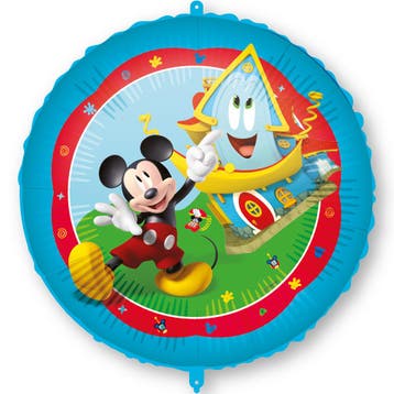 Folieballon Mickey Mouse Rock The Clubhouse (46cm), Ophalen of Verzenden, Nieuw