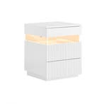 2dekans | SoBuy Nachtkastje met 3 laden, modern, voor, Huis en Inrichting, Slaapkamer | Nachtkastjes, Ophalen of Verzenden, Zo goed als nieuw