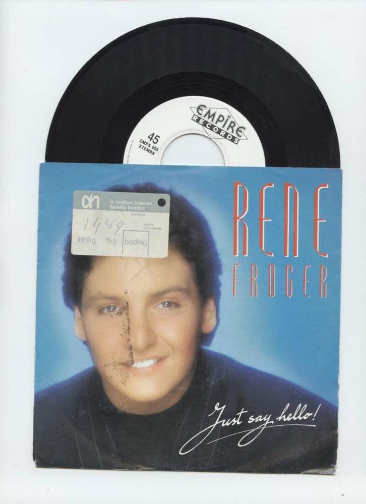 Rene Froger – Just Say Hello! / How Will I Survive (1-7-Vin, Cd's en Dvd's, Vinyl Singles, Ophalen of Verzenden