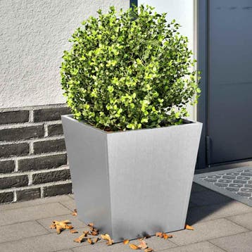 vidaXL Plantenbakken 2 st 40x40x40 cm gegalvaniseerd staal, Verzenden, Nieuw, Metaal
