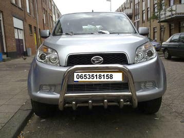 Terios Bullbar Sidebars Pushbar Sidesteps Treeplanken RVS, Auto-onderdelen, Ophalen of Verzenden, Nieuw, Daihatsu