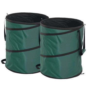 TRUUSK 2x160L Tuinafvalzakken Set - Waterdicht met Ritssluit, Verzenden, Nieuw