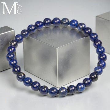 Elastische armband met natuurlijke lapis lazuli kralen – 30