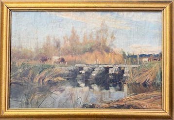 Frederick William Whitehead (1853-1938) - The Stone Bridge