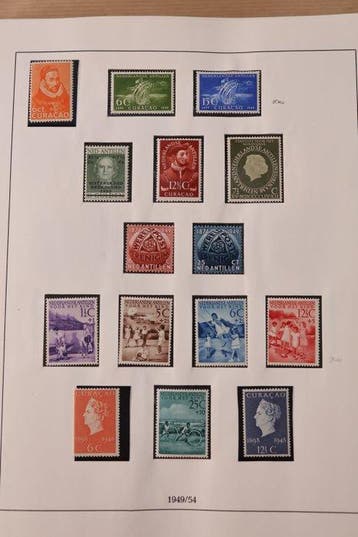 Nederlandse Antillen + Suriname 1949/1999 - Collectie in 3, Gestempeld
