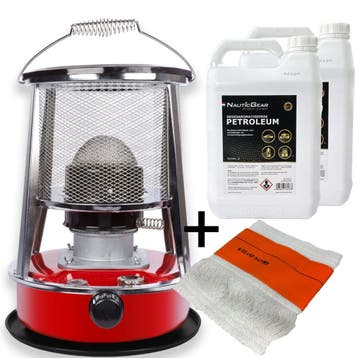 Petroleumkachel TC84 2600 Watt met 2 x 5 Liter Reukloze Petr, Ophalen of Verzenden, Nieuw
