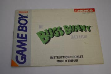 The Bugs Bunny  Crazy Castle (GBC FAH MANUAL), Verzenden, Zo goed als nieuw