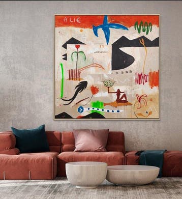 Alfonso Sánchez - Bird, shark & mountains XXL