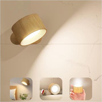 Glowy Wandlamp Oplaadbaar - LED Wandlamp Binnen - Draadloze, Ophalen of Verzenden, Nieuw