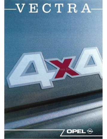 1989 OPEL VECTRA BROCHURE FRANS, Nieuw, Opel, Author