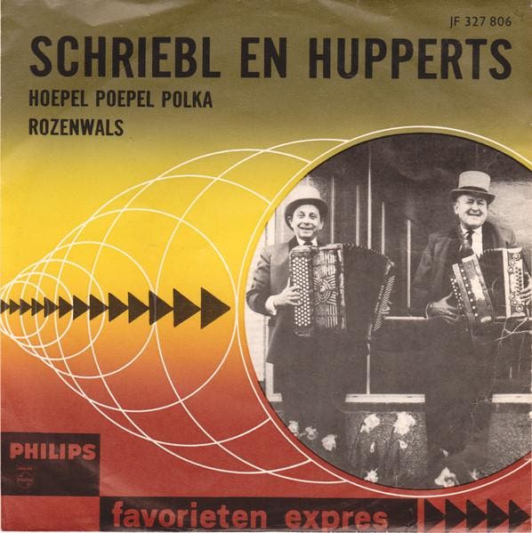 Single - Schriebl En Hupperts - Hoepel Poepel Polka / Rozenw, Cd's en Dvd's, Vinyl | Overige Vinyl, Verzenden