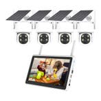 Draadloze beweegbare camerabeveiliging set met zonnepanelen, Verzenden, Nieuw