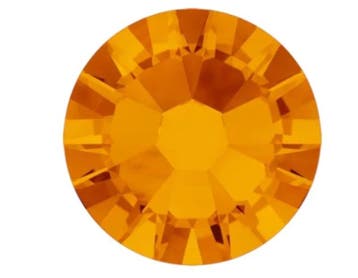 4 x Swarovski flatback similisteentje SS20 5 mm – tangerin, Ophalen of Verzenden, Nieuw, Overige typen