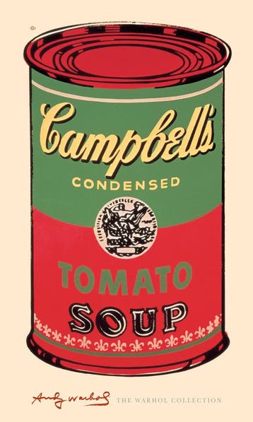 Andy Warhol - Campbells Soup - Kunstdruk - 60x100 cm, Huis en Inrichting, Verzenden, Nieuw