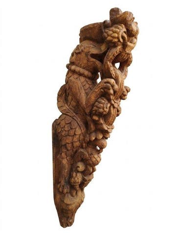 Zeldzame Console Architecturale Gaja Yazhi - 71cm - Teak -