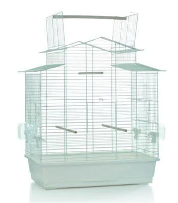 Vogelkooi Inter-Zoo Iza 3 Cabrio Wit – Parkietenkooi met.., Dieren en Toebehoren, Vogels | Hokken en Kooien, Verzenden, Nieuw
