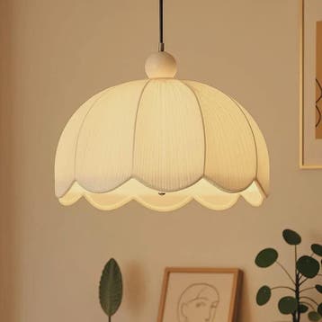 Wabi Sabi Plissé Hanglamp - Japanse Stijl Stoffen Plafondlam, Verzenden, Nieuw