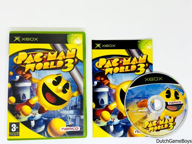 Xbox Classic - Pac-Man World 3 - English, Spelcomputers en Games, Games | Xbox Original, Gebruikt, Verzenden
