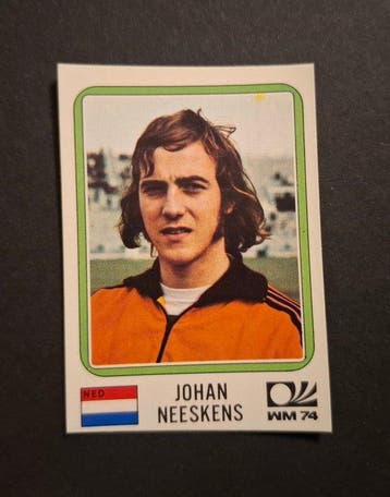 1974 Panini München 74 World Cup Johan Neeskens Rookie, Nieuw