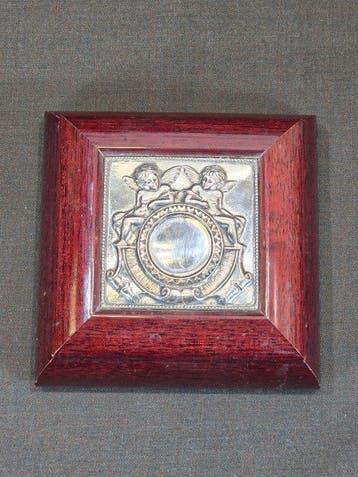 Sieradendoos - Zilver gelaagd .925 - Twee Engelen, Antiek en Kunst