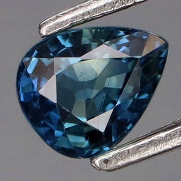 Zonder minimumprijs - 1 pcs Groen, Blauw Saffier - 0.51 ct -, Sieraden, Tassen en Uiterlijk, Edelstenen, Nieuw