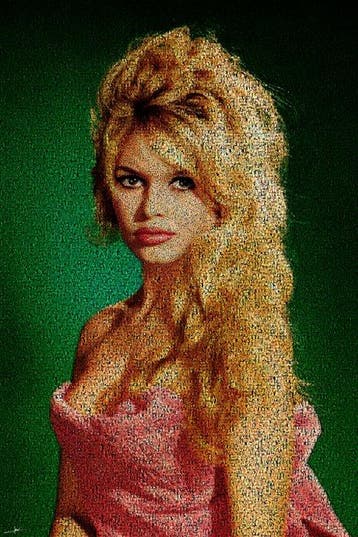 David Law (1967) - Crypto Bardot VI - Format XL 50x75