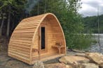 Pod Sauna | Buitensauna Red Cedar 2 - 4 personen | Tuinsauna, Ophalen of Verzenden, Nieuw, Fins of Traditioneel, Complete sauna