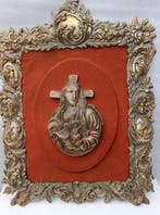 Art Deco Reliekhouder - Messing - 1950-1960, Antiek en Kunst