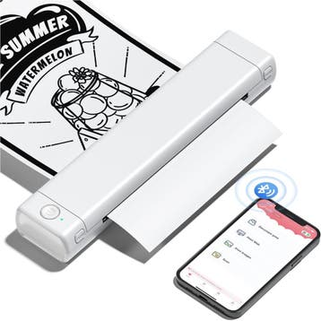 Draagbare A4 Printer - Bluetooth | Tweedekansje | OP=OP, Computers en Software, Printers, Zwart-en-wit printen, Printer, Ophalen of Verzenden