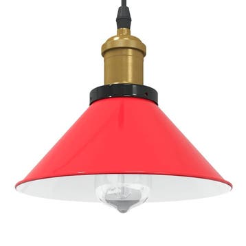 vidaXL Hanglamp in hoogte verstelbaar E27 Ø22 cm metaal, Verzenden, Nieuw