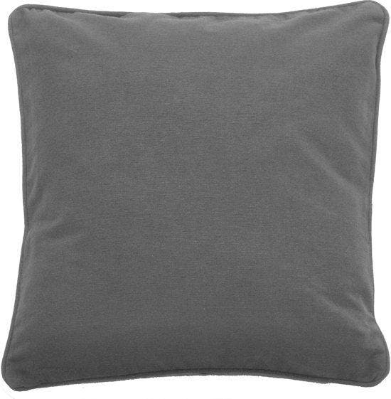 Dutch Decor Kussenhoes Java 50x50 Donker Grijs Exclusief, Huis en Inrichting, Woonaccessoires | Kussens, Verzenden