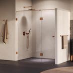 Brauer Void - Carving Nisdeur - 2-Delig - Helder Glas - 180, Ophalen of Verzenden, Nieuw, Rvs