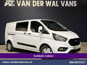 Ford Transit Custom | 2.0 TDCI 130pk Automaat L2H1 Dubbele, Automaat, Gebruikt, Euro 6, Wit