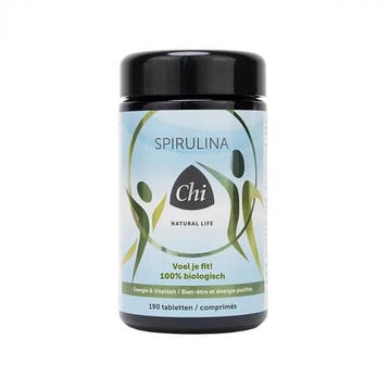 BIO Spirulina 500 mg tabletten - 190 stuks - Chi Natural, Ophalen of Verzenden