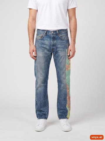 Levis Jeans Heren maat W33 / L36 Blauw Vintage, Ophalen of Verzenden, Nieuw