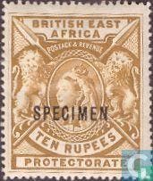 Brits Oost-Afrika - Koningin Victoria met opdruk SPECIME..., Verzenden, Postfris