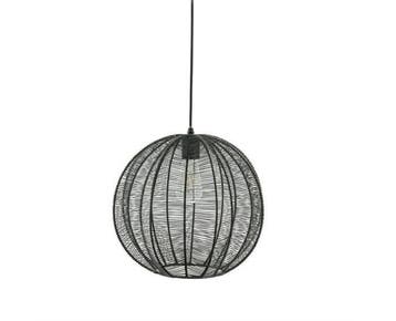 Hanglamp Floss Zwart | BY-BOO 210071, Ophalen of Verzenden, Nieuw