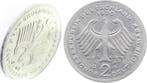 2 Dm Duitsland Fehlpraegung 2 Mark 1970g Heuss halb dick..., Verzenden