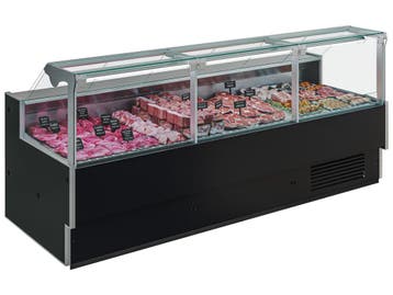 Artemis koeltoonbank B289 x D105,5 x H125 cm - zwart met, Zakelijke goederen, Nieuw in verpakking