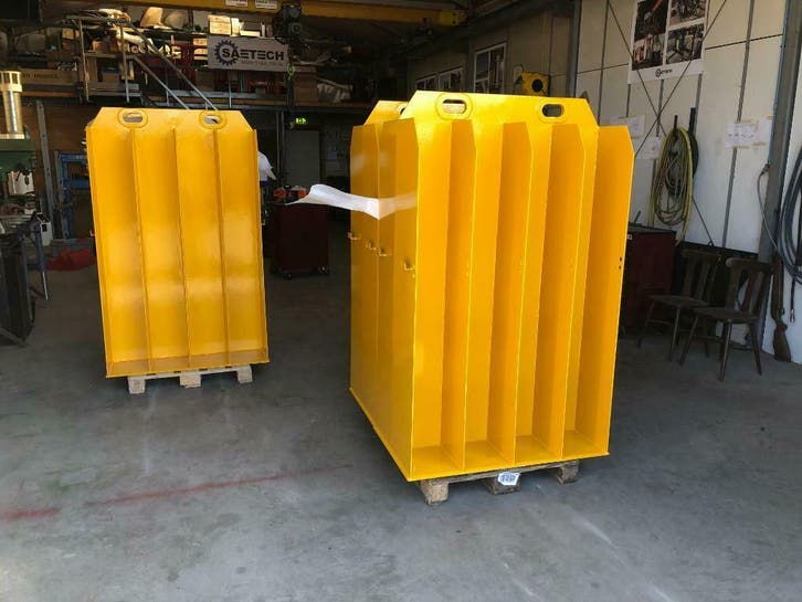 Gasflessenrek - Gasfles transportframe - hijsframe, Zakelijke goederen, Machines en Bouw | Industrie en Techniek