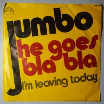 Jumbo - He Goes Bla-Bla - Single, Verzenden, Nieuw in verpakking