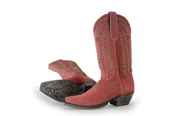 Caborca Silver Cowboy laarzen in maat 37 Roze, Overige kleuren, Verzenden, Zo goed als nieuw, Caborca Silver