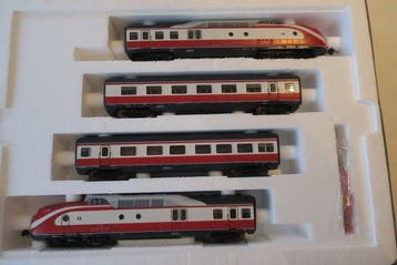 Roco H0 - 43013 - Treinstel (4) - 4-delig TEE, Nieuw