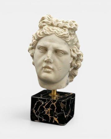 Buste, Testa di Artemide marmo di Carrara - 30 cm - Carrara, Antiek en Kunst