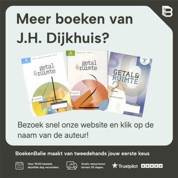2 havo/vwo / Getal & Ruimte / leerboek deel 2 9789001078737, Verzenden, Zo goed als nieuw, J.H. Dijkhuis