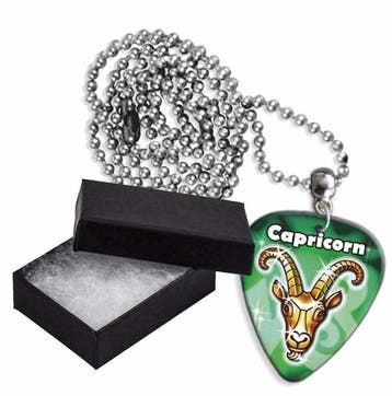 Steenbok plectrum ketting, sleutelhanger of oorbellen, Ophalen of Verzenden, Nieuw