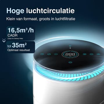 Samako Airflow Pro Luchtreiniger met Hepa 13 pro filter -, Ophalen of Verzenden, Nieuw