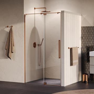 Brauer Stellar - Nisdeur - 2-Delig - Draaiend - Helder Glas, Ophalen of Verzenden, Nieuw, Rvs